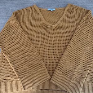 Madewell mustard yellow sweater